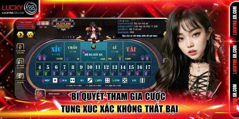Bí quyết tham gia cược tung xúc xắc không thất bại
